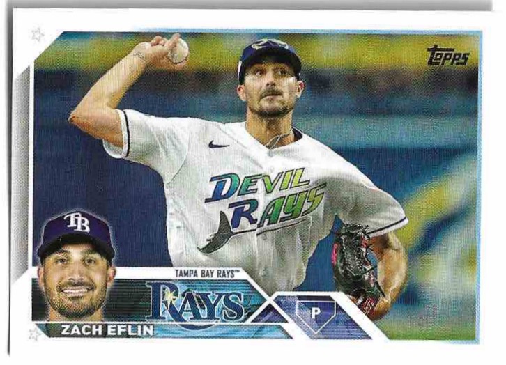 ZACH EFLIN 2023 Topps Update Series Baseball