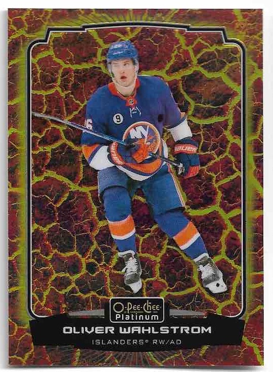 Hot Magma OLIVER WAHLSTROM 22-23 UD O-Pee-Chee OPC Platinum /499