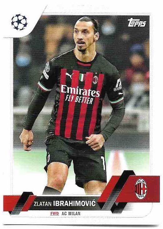 ZLATAN IBRAHIMOVIC 22-23 Topps UEFA Club Competitions