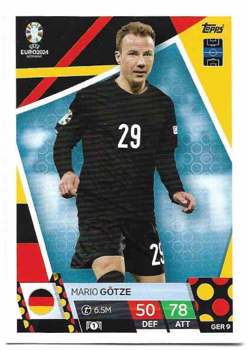 MARIO GOTZE 2024 EURO Match Attax