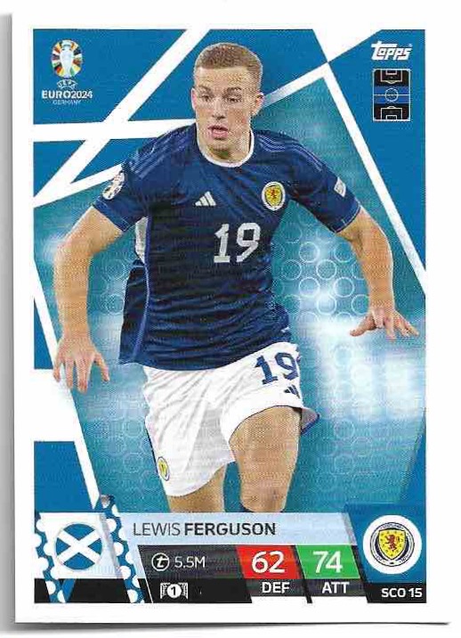 LEWIS FERGUSON 2024 EURO Match Attax