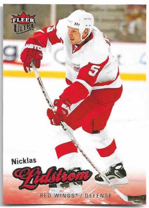 NICKLAS LIDSTROM 08-09 Fleer Ultra