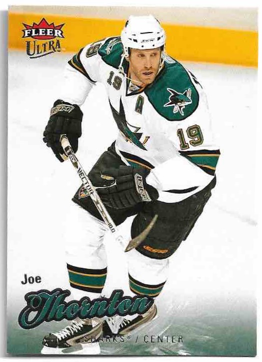 JOE THORNTON 08-09 Fleer Ultra