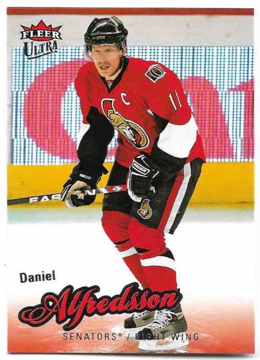 DANIEL ALFREDSSON 08-09 Fleer Ultra