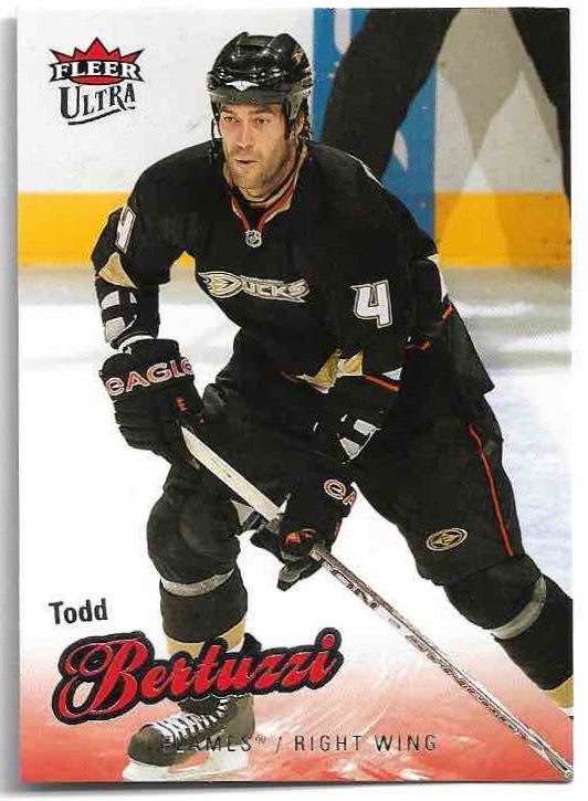 TODD BERTUZZI 08-09 Fleer Ultra