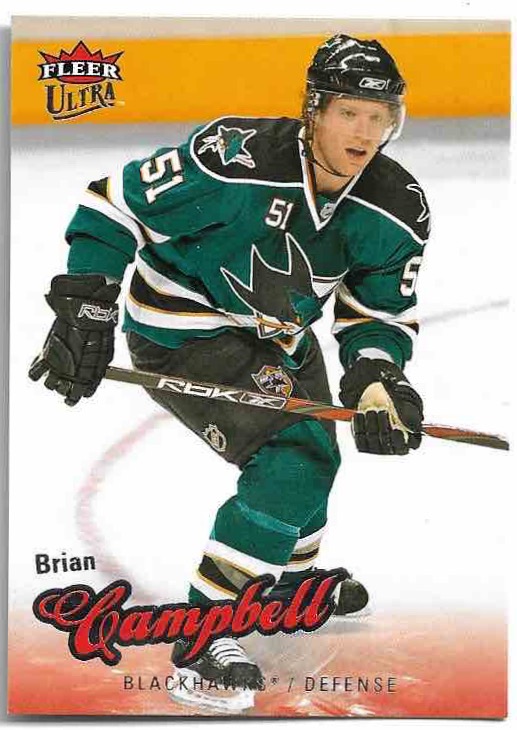 BRIAN CAMPBELL 08-09 Fleer Ultra