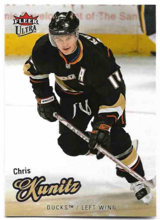 CHRIS KUNITZ 08-09 Fleer Ultra