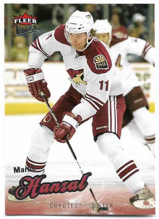 MARTIN HANZAL 08-09 Fleer Ultra