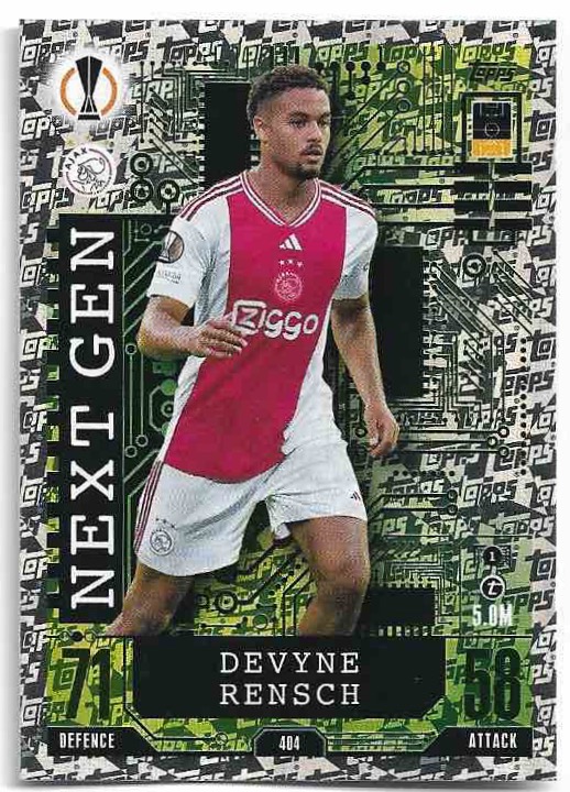 Next Gen DEVYNE RENSCH 23-24 Match Attax UCL