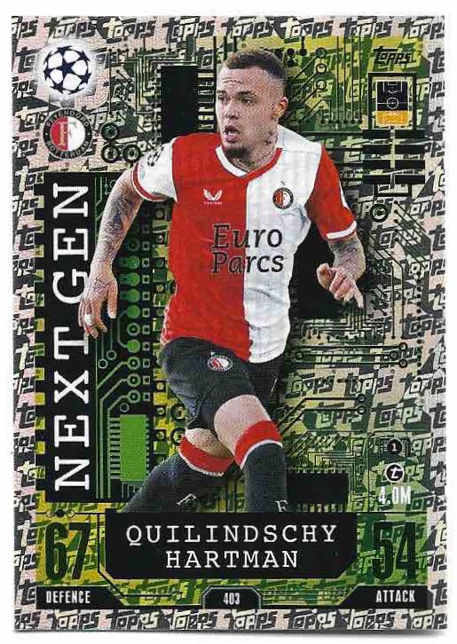 Next Gen QUILINDSCHY HARTMAN 23-24 Match Attax UCL