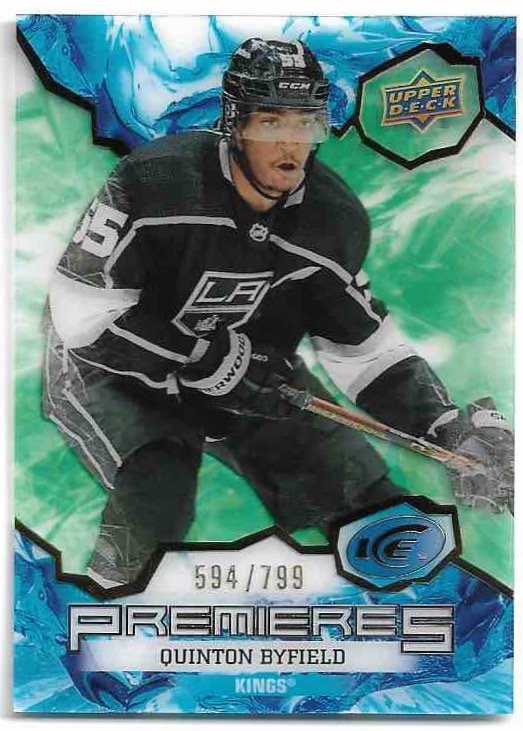 Rookie Green Ice Premieres QUINTON BYFIELD 21-22 UD Ice /799