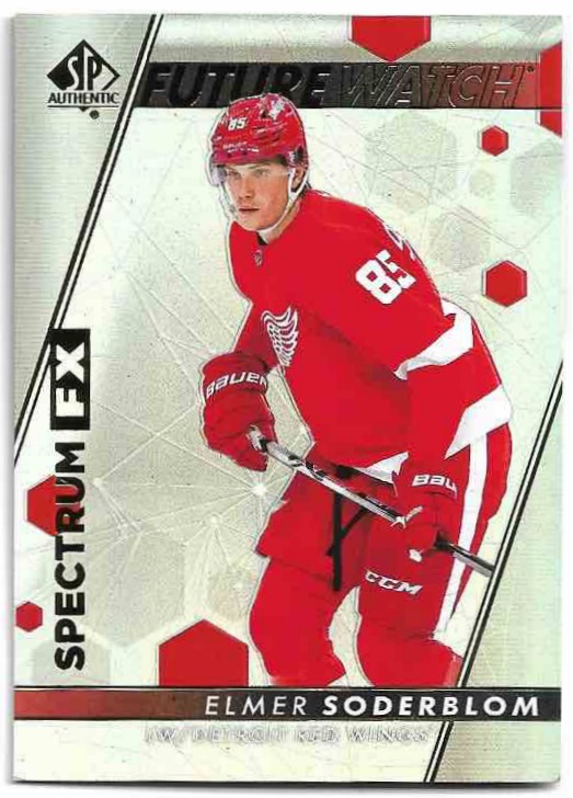 Rookie Future Watch Spectrum FX ELMER SODERBLOM 22-23 UD SP Authentic