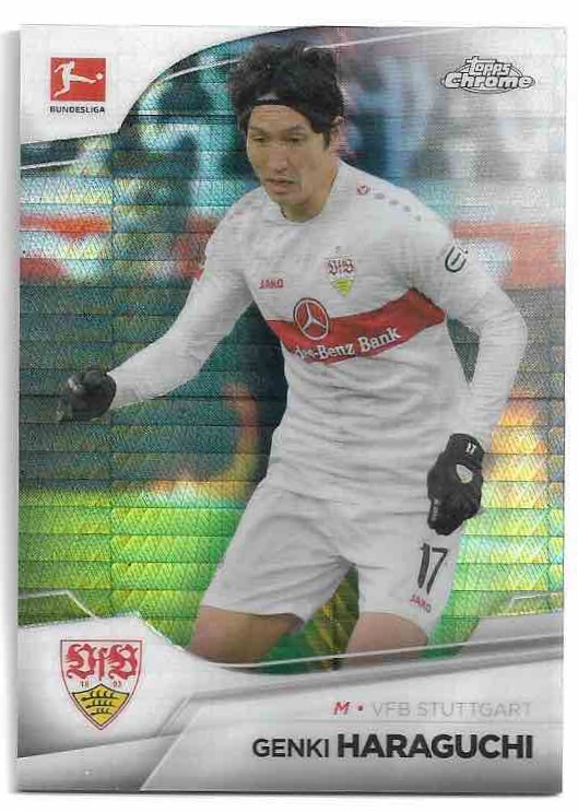 Prism Refractor GENKI HARAGUCHI 22-23 Topps Chrome Bundesliga /230