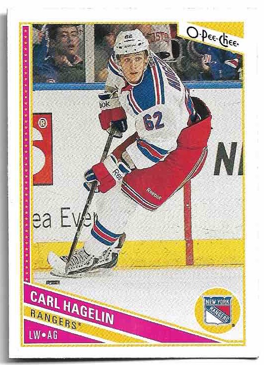 CARL HAGELIN 13-14 UD O-Pee-Chee OPC