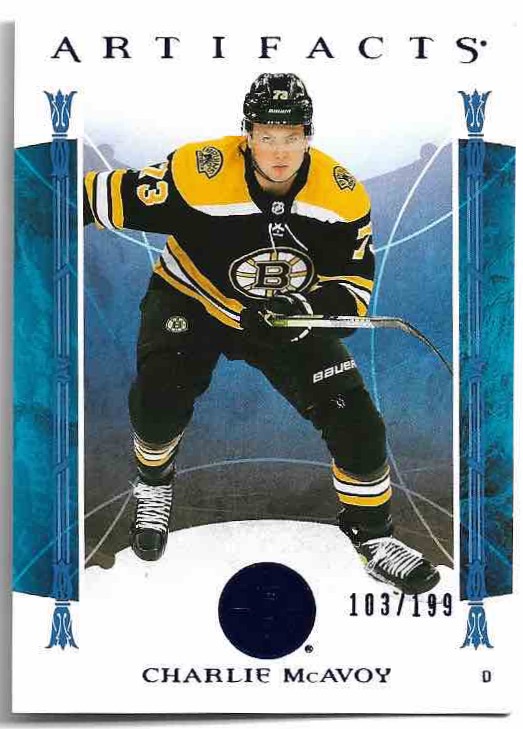 Royal Blue CHARLIE MCAVOY 22-23 UD Artifacts /199