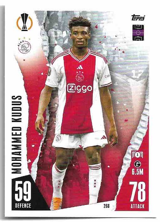 MOHAMMED KUDUS 23-24 Match Attax UCL