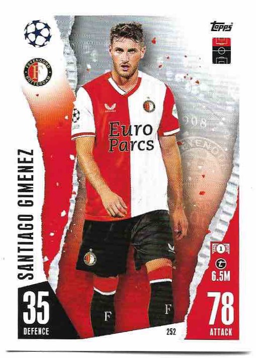 SANTIAGO GIMENEZ 23-24 Match Attax UCL