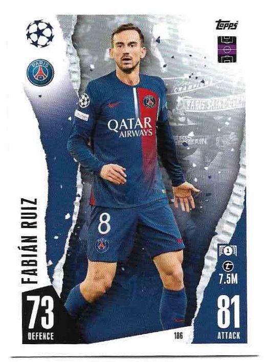 FABIAN RUIZ 23-24 Match Attax UCL