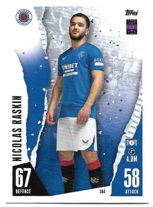 NICOLAS RASKIN 23-24 Match Attax UCL