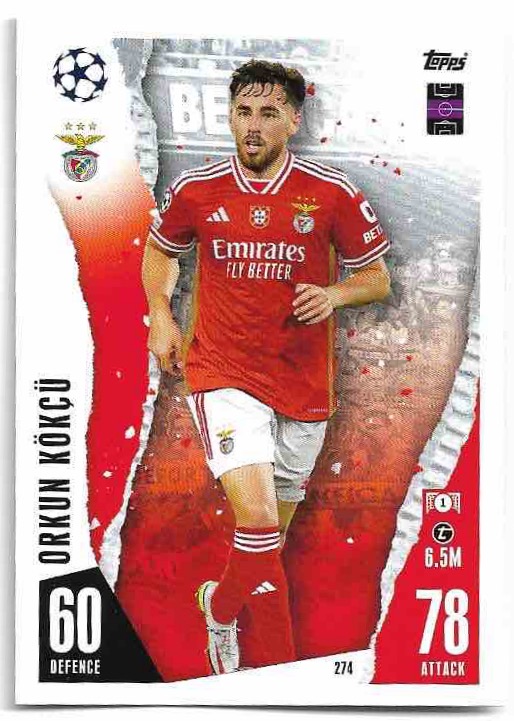 ORKUN KOKCU 23-24 Match Attax UCL