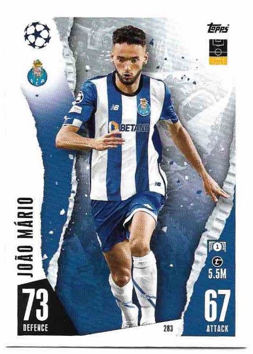 JOAO MARIO 23-24 Match Attax UCL