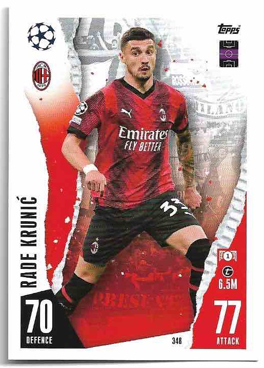 RADE KRUNIC 23-24 Match Attax UCL