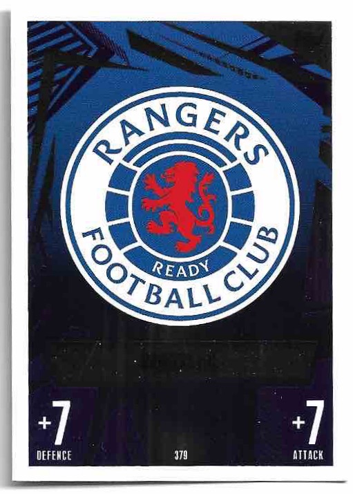 Club Badge RANGERS F.C. 23-24 Match Attax UCL