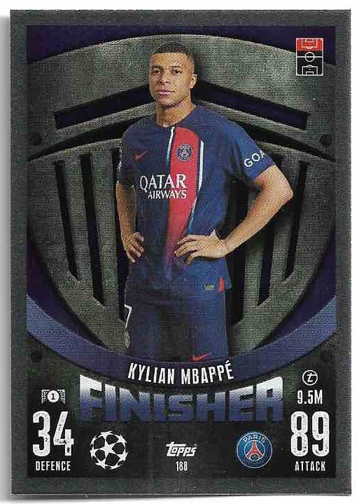 Finisher KYLIAN MBAPPE 23-24 Match Attax UCL