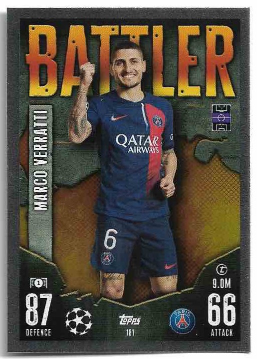 Battler MARCO VERRATTI 23-24 Match Attax UCL