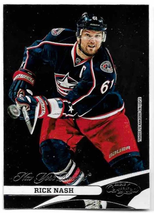 RICK NASH 12-13 Panini Certified Hockey