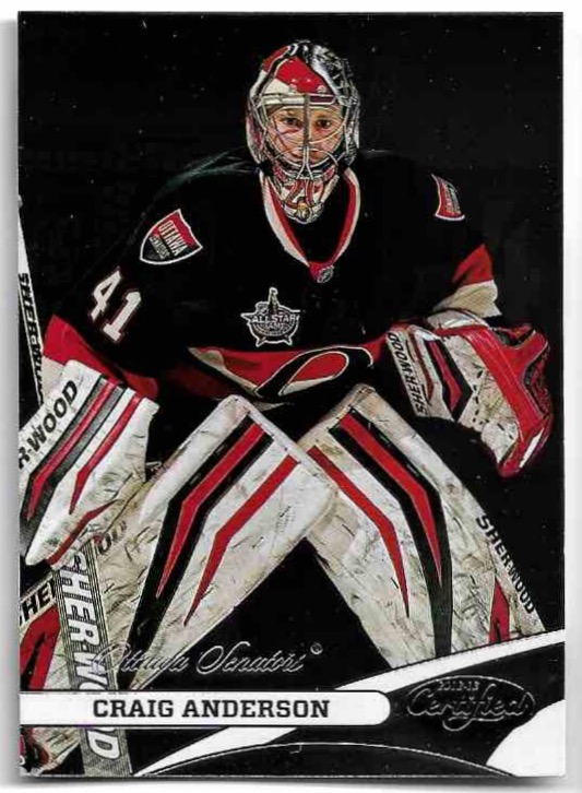 CRAIG ANDERSON 12-13 Panini Certified Hockey