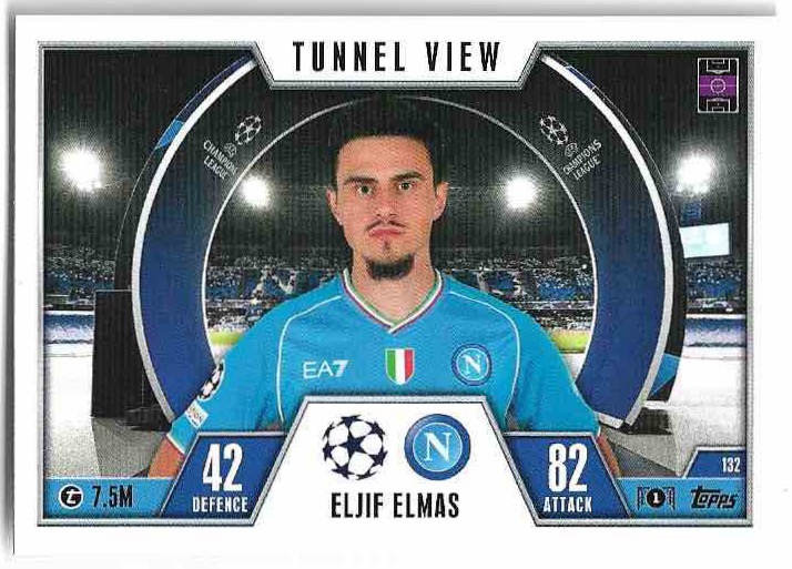 Tunnel View ELJIF ELMAS 23-24 Match Attax Extra UCL