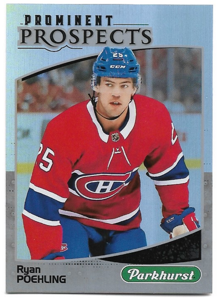 Rookie Prominent Prospects RYAN POEHLING 19-20 UD Parkhurst