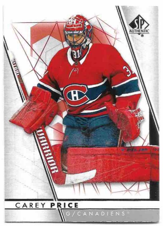 CAREY PRICE 22-23 UD SP Authentic