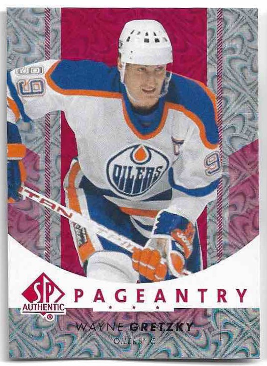 Red Pageantry WAYNE GRETZKY 22-23 UD SP Authentic
