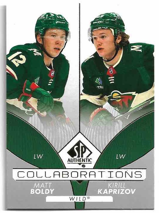 Rookie Collaborations MATT BOLDY/KIRILL KAPRIZOV 22-23 UD SP Authentic