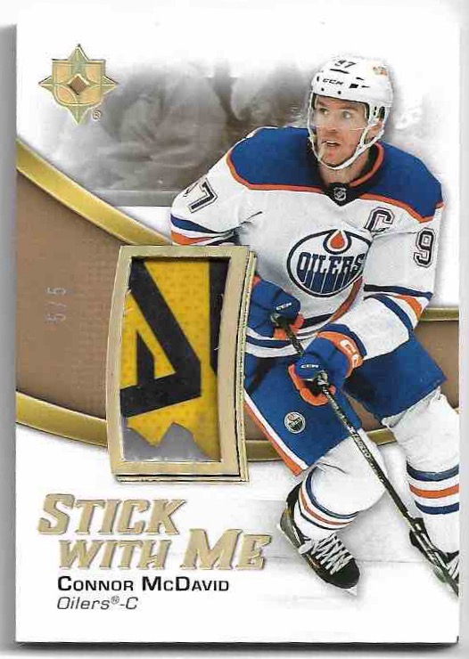 Stick With Me CONNOR MCDAVID 22-23 UD Ultimate /5