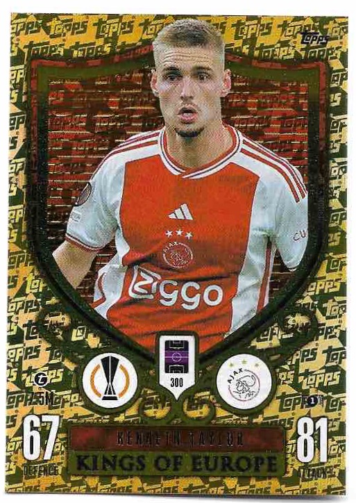 Kings of Europe KENNETH TAYLOR 23-24 Match Attax Extra UCL