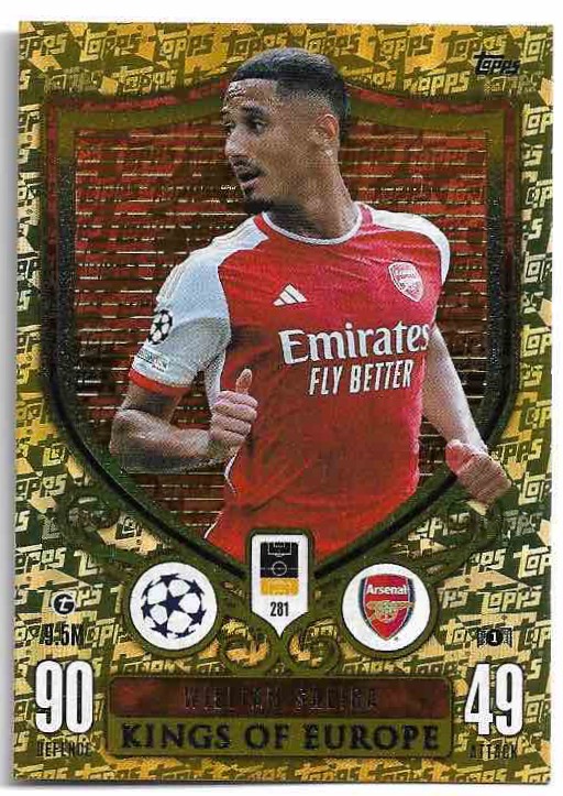 Kings of Europe WILLIAM SALIBA 23-24 Match Attax Extra UCL