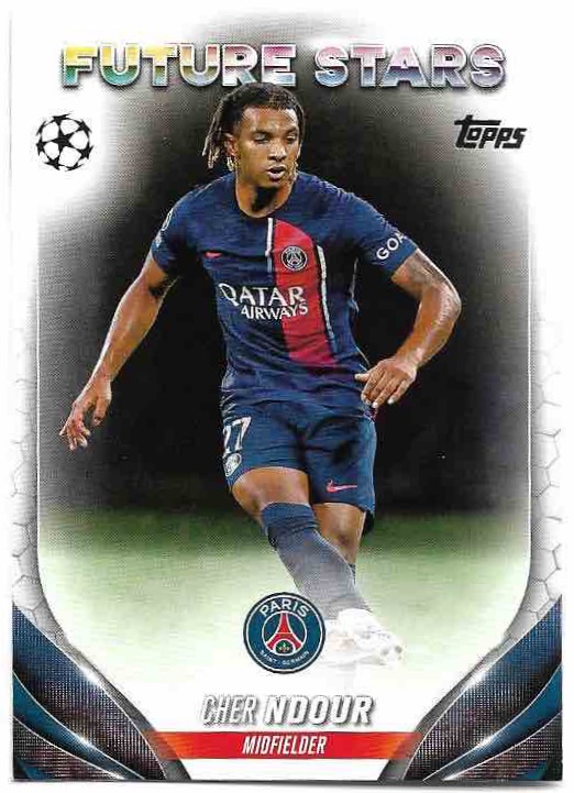 Future Stars CHER NDOUR 23-24 Topps UEFA Club Competitions