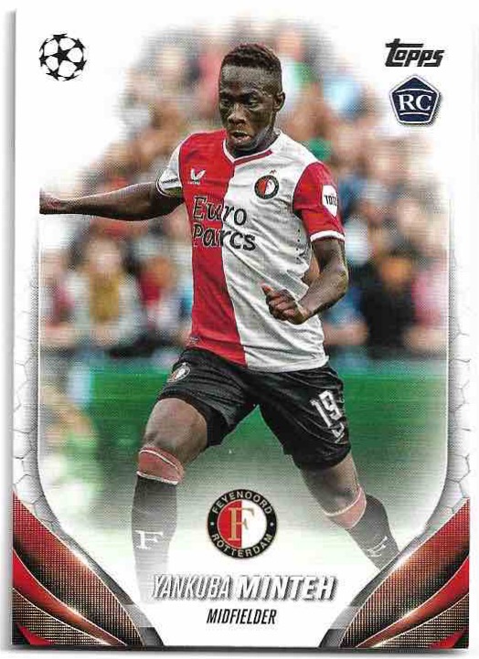 Rookie YANKUBA MINTEH 23-24 Topps UEFA Club Competitions