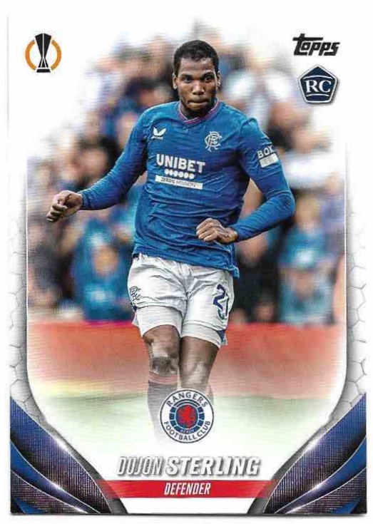 Rookie DUJON STERLING 23-24 Topps UEFA Club Competitions