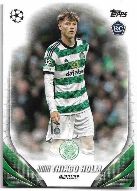 Rookie ODIN THIAGO HOLM 23-24 Topps UEFA Club Competitions