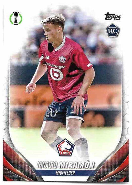 Rookie IGNACIO MIRAMON 23-24 Topps UEFA Club Competitions