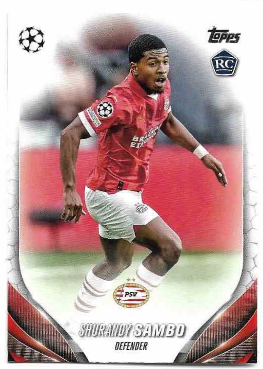 Rookie SHURANDY SAMBO 23-24 Topps UEFA Club Competitions