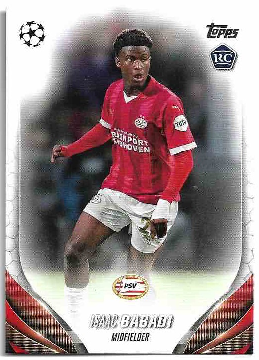 Rookie ISAAC BABADI 23-24 Topps UEFA Club Competitions