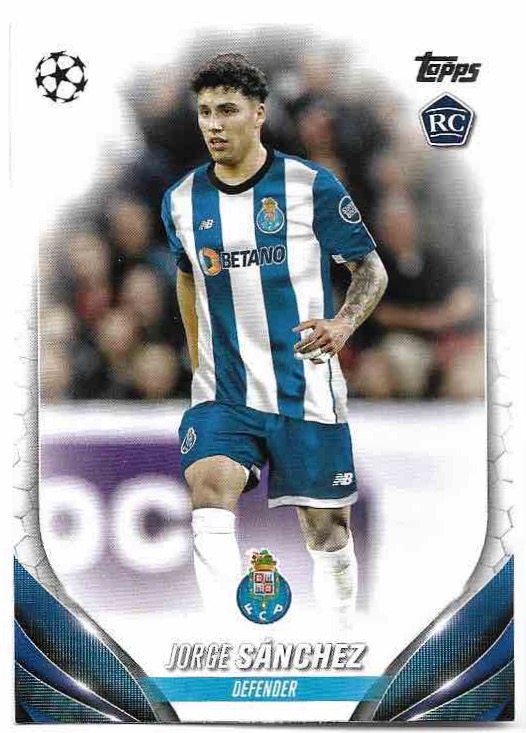 Rookie JORGE SANCHEZ 23-24 Topps UEFA Club Competitions