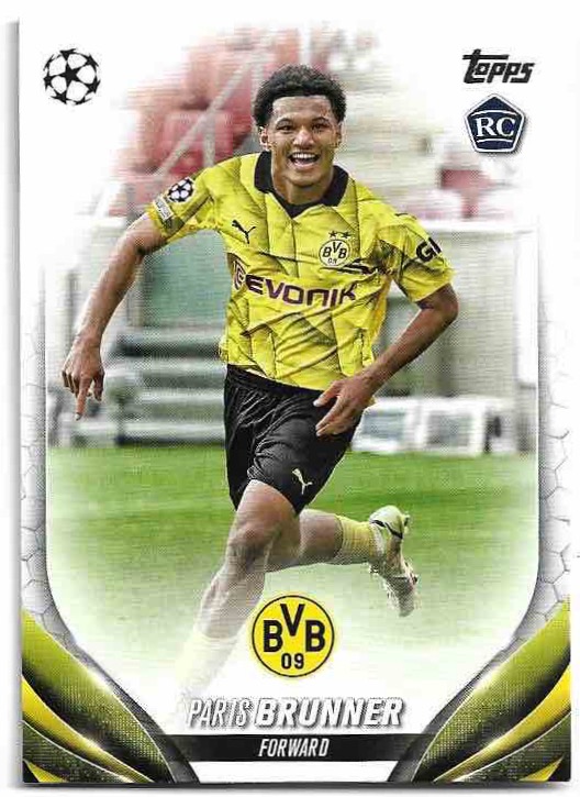 Rookie PARIS BRUNNER 23-24 Topps UEFA Club Competitions