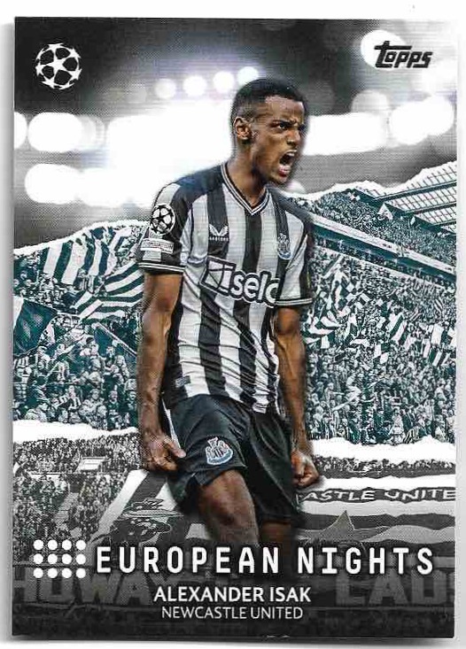 European Nights ALEXANDER ISAK 23-24 Topps UEFA Club Competitions