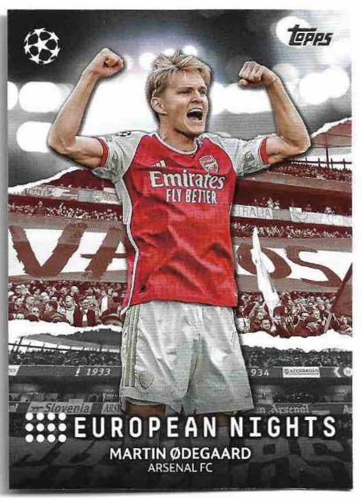 European Nights MARTIN ODEGAARD 23-24 Topps UEFA Club Competitions